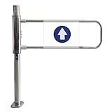 Universal Metal Swing Safety Gate for Supermarkets & Warehouses, Automatic Closing Entrance Gate for Libraries & Stores (50x97cm) - Durable & Secure Access Solution