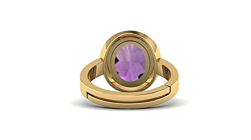 Bague améthyste violette réglable : finissez-en avec les erreurs de taille
