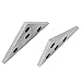 2 pcs Solid Angle Plate Set, Precision Angle Block Set, Industrial Tools, 30-60-90 45-45-90 Degree Precision Machinist Measurement Tool