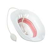 DECORNIJIA Faltbares Sitzbad für Toilette mit Rutschfestem Design Tiefe Sitzwanne für Schwangere und Wochenbettpflege Komfortabler Sitz für Hämorrhoidenbehandlung und Zufällige Farbe