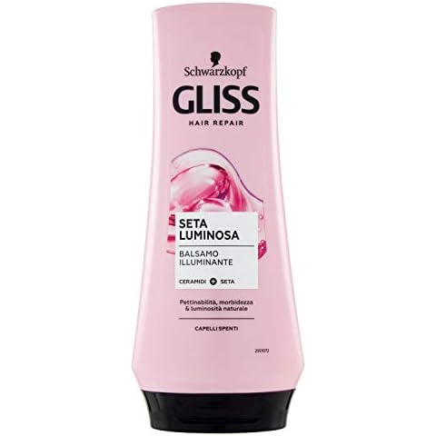 Bálsamo Illuminante Hair Repair Seta Luminosa 200 ml de Gliss Cover