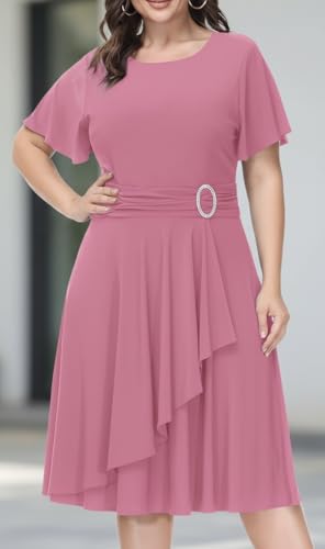 Image of TASHVIKA'S Women's Fit & Flare Midi Dress