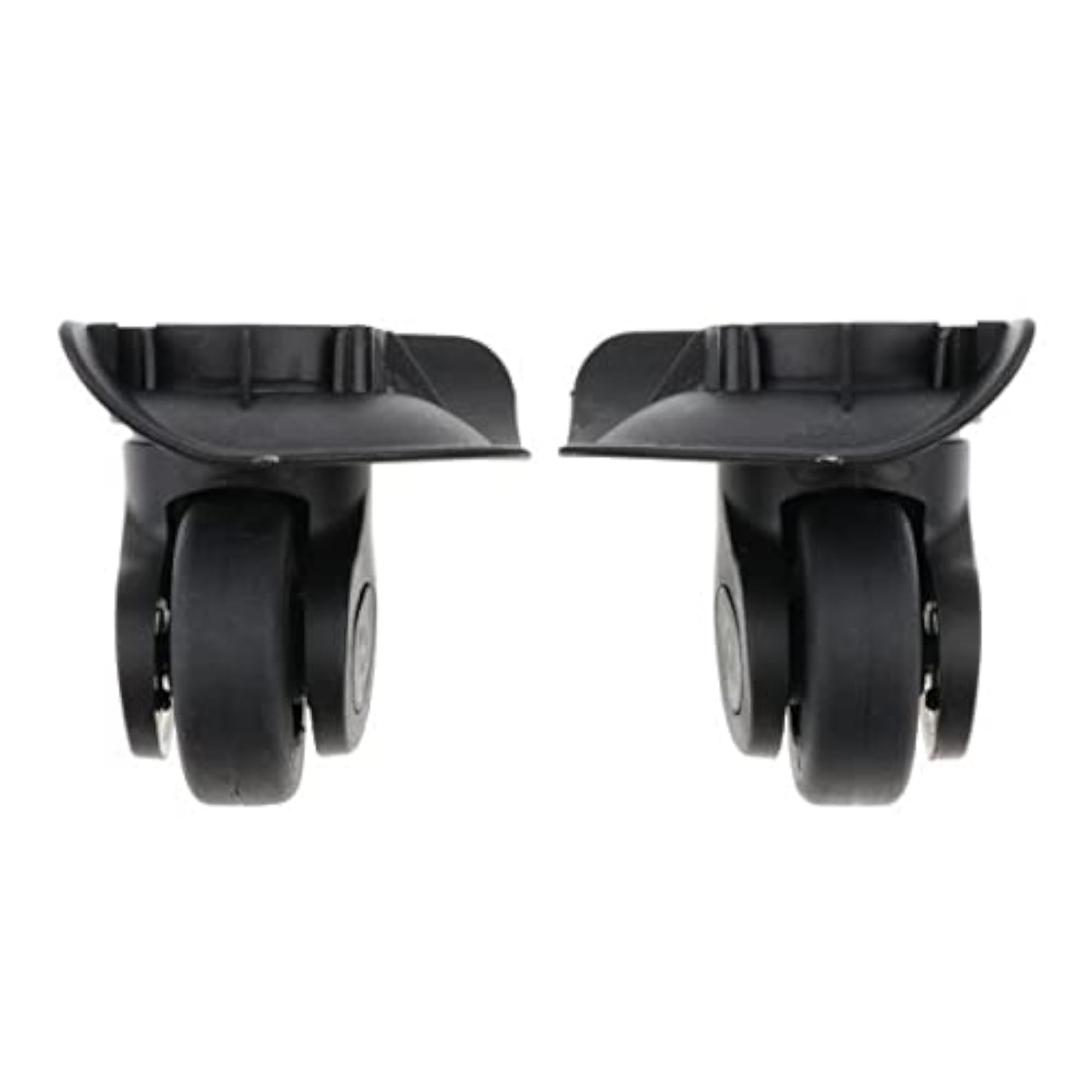 2x Universal Silent Luggage Casters Replacement Wheels