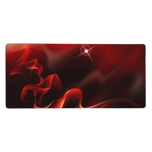 Tapis de souris grand format Flamme Rouge pour aménager votre bureau