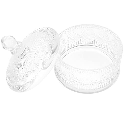 UHCPVHQQQ Sugar Bowl Box Glass Candy Jar Storage Biscuit Bowl Jar Paper Cup Cake Candy Candy Lollipop Bowl Latas
