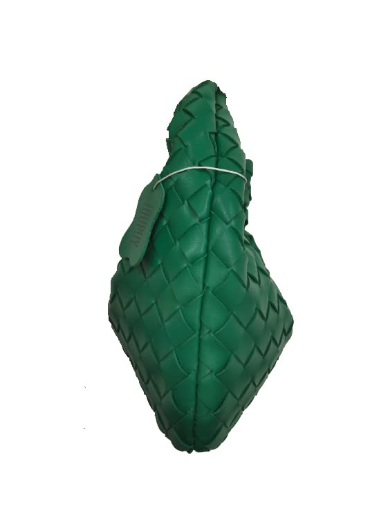 Women Fashion Designer Ladies Green Bag Bucket Purse Faux Leather3