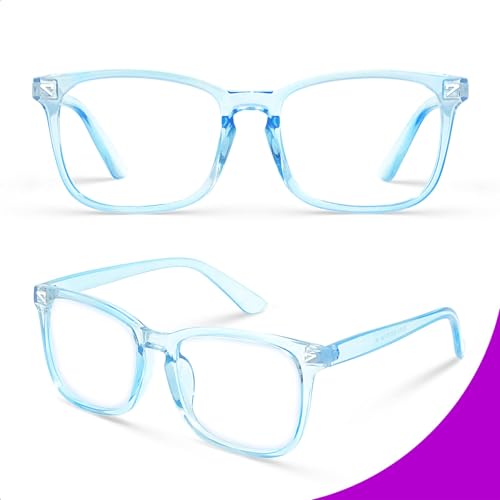 Image of VISOONE Blue Light Blocking Glasses Square with Anti Computer Glare for Gaming Women and Men MONTANA