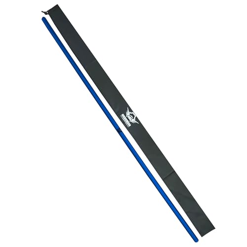 Martial Arts Armory Foam Padded Bo Staff for Safe Practice and Training with Carry Bag Case - Blue (Blue, 4 ft.)
