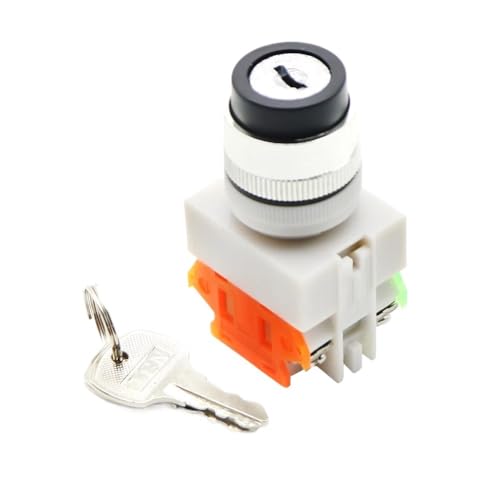 Interrupteur sélecteur LAY37 3 positions 2NO 22mm 10A 660V