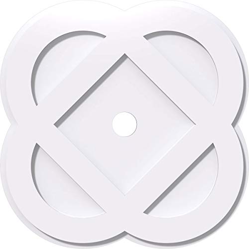 Ekena Millwork CMP40CE-04000 Charlotte Architectural Grade PVC Contemporary Urethane Ceiling Medallions 40"OD x 4"ID x 16"C x 1"P
