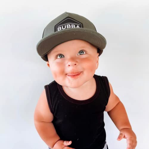 Toddler Hat - Baseball Hat - Baby Bubba Trucker Cap - Infant Newborn Youth Flat Brim Patch Sun Hat for Summer Winter2