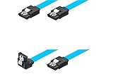 cable sata 2.5 a usb Longitud: 2 x 50 cm. 2x cables SATA (40 cm, 1 cable con 2 conectores rectos y 1 cable con conector recto y conector acodado, compatible con S-ATA/600, 1,5/3/6 GB)