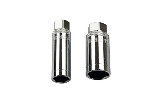 Bergen 2PC 3/8 DR Magnetic Spark Plug SOCKETS (16 & 21MM) B5854