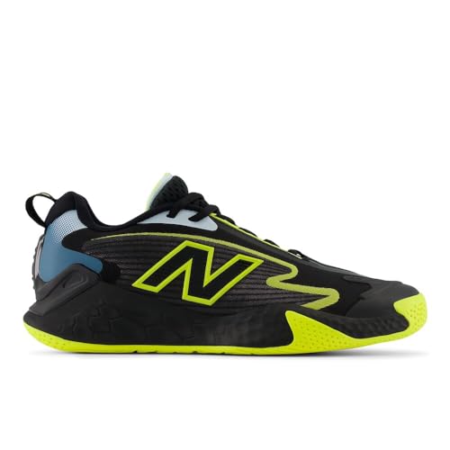 New Balance New Balance Men's Fresh Foam X CT-Rally V1 Hard Court Tennis Shoe, Black/Firefly, 8 M