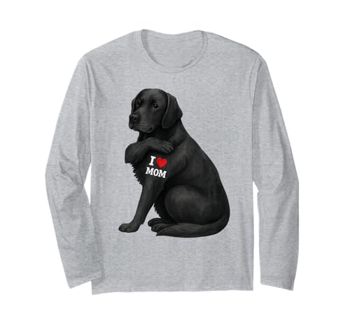 Black Labrador Mom Dog Owner Manche Longue