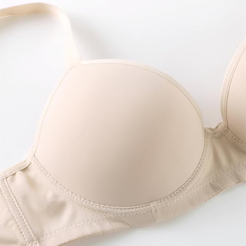 Sujetador push up con aros amarillo copa 36D bustier elastico suave de mujer 5