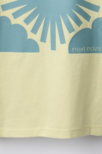 Image of Alan Jones Clothing Boys Oversized Cotton Printed T-Shirt | Round Neck, Short Sleeves, Casual Wear