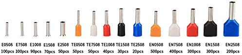 2340pcs 15 Models Insulated Ferrules Terminal Block Cord End Cable Wire Connector Electrical Crimp Terminals Set VUQLDHAYZ