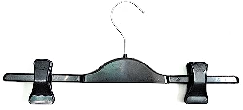 Grucce in Plastica per Gonne e Pantaloni 36 Cm con Pinze Regolabili e Gancio Girevole (20)