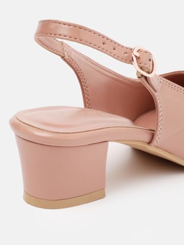 Image of Marc Loire Women's Pointed Toe Block Heel Pumps Shoes for Party, Office and Formal Occasions