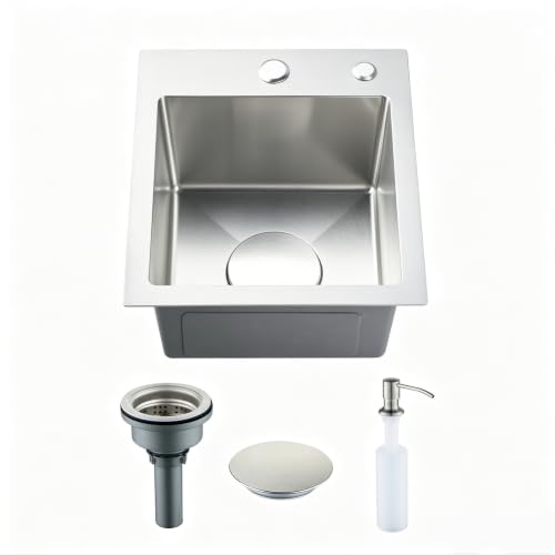 13x15 Drop-In Prep Sink