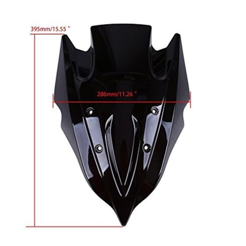 Pare-brise moto double bulle Z250 2013 bulle iridium haute protection - 4