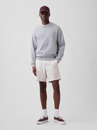 Image of Gap Men Solid Regular Fit Mid Rise Shorts