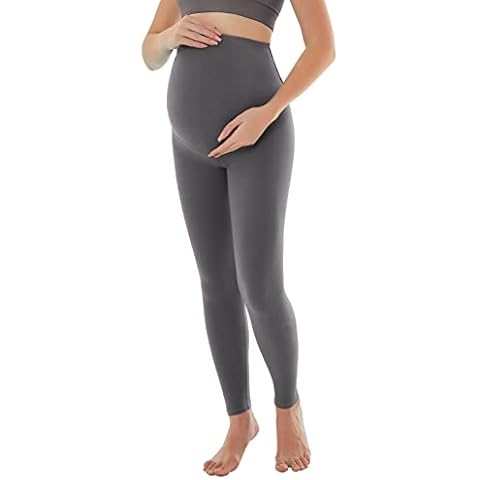 Maacie Umstands-Leggings Weicher High Stretch Stoff Yoga-Hose Cover