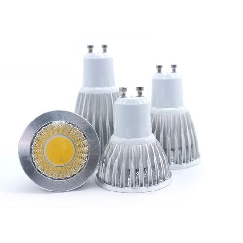 YSJX-�ƒ�p�d�� 6�p�b�N�ALED COB �X�|�b�g���C�g GU10 AC85-265V 3W 5W 7W �񒲌��d��(Warm white,7w)