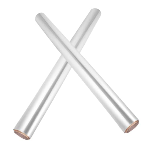 Housoutil 2 Rolls Clear Flower Wrapping Film of Transparent Floral Wrap for Bouquets Weddings Birthdays and Special Occasions Versatile Floral Accessory