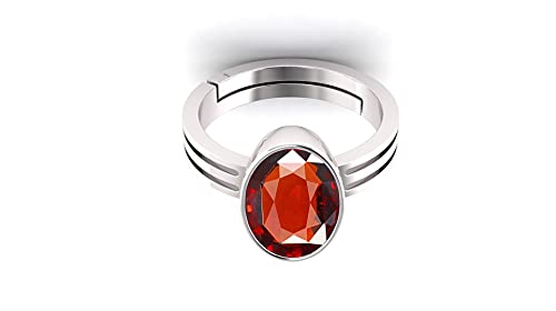 Bague en hessonite naturelle ajustable pour éviter les erreurs de taille de doigt - 3