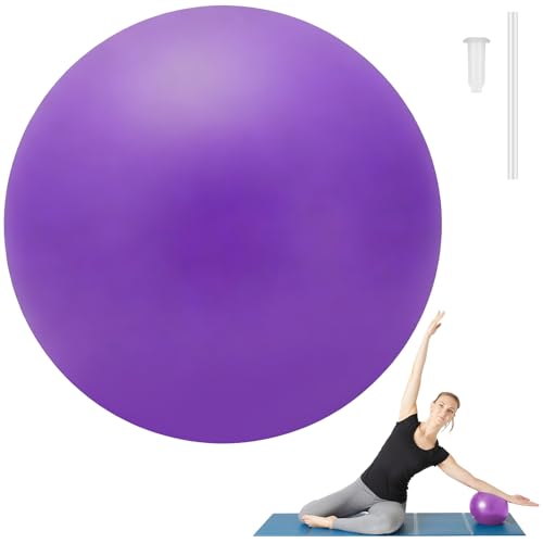 Pimoys Small Pilates Ball 9 Inch Small Exercise Ball Mini Workout Yoga Balls for Gym Yoga, Core...