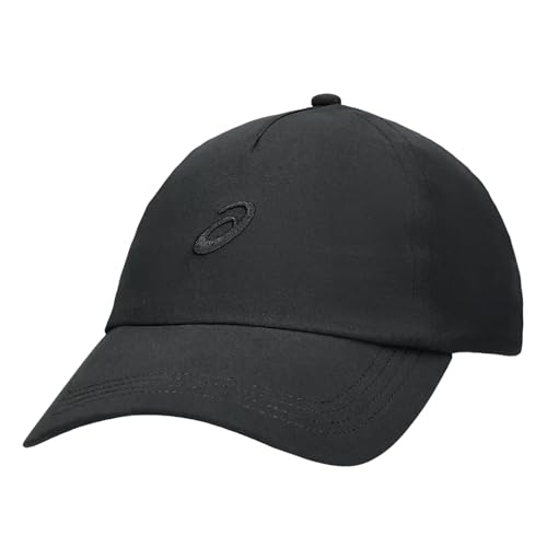 ASICS Gorra Essential para correr, color negro, Negro, Talla única