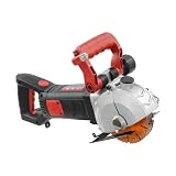 4800W 110V Electric Wall Groove Cutting Machine, Concrete Grooving Cutting Machine Wall Grooving Machine Channels Cutter with 5 x 5' Saw Blades for cut granite porcelain concrete marble red brick
