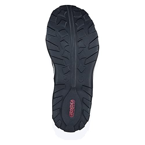 Rieker 8096, Mocassini Uomo, Grey, 44 EU