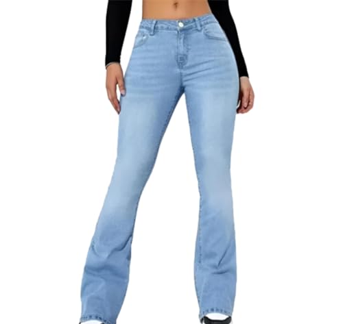 Celestias Lift Jeans, High Waist Stretch Butt Lifting Jeans, Skinny Denim Pants Flare Stretch Trendy Jeans