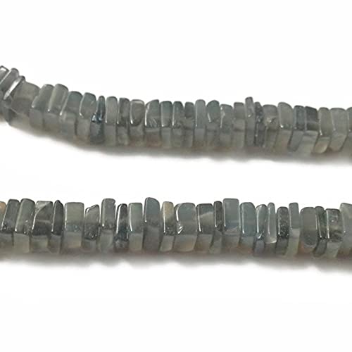 Pierre de lune grise en fil de 4 pouces pour fabriquer vos bijoux bohèmes