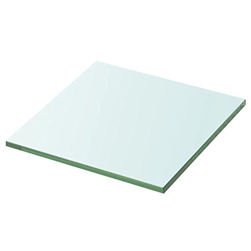 Preisvergleich Produktbild Glasboden Glas Regalboden Glasscheibe Glasplatte Einlegeboden Glasablage, Max. Tragfähigkeit 15 kg, für Glasregal Transparent
