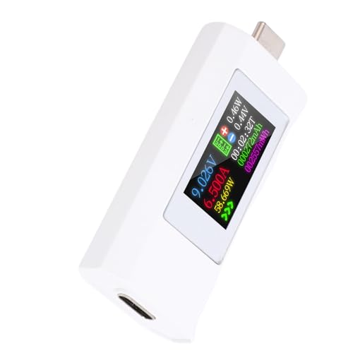 Acogedor USB C �e�X�^�[�p���[���[�^�[�A0-6.5A 0-195W �d���d���d���e�ʓd�b�e�X�^�[�d���v�}���`���[�^�[�A�^�u���b�g�[�d��p�p���[�o���N�P�[�u�� (��)