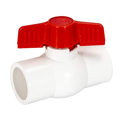 Eastman 1 Inch Slip Schedule 40 Pvc Quarter Turn Ball Valve, Brass Plumbing Fitting, 20115 #TOP6