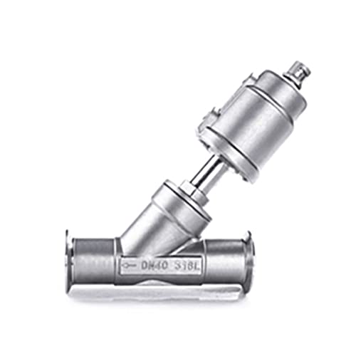 Valve d'angle pneumatique Y filetage intérieur DN15 DN20 DN25 inox 304 1 pièce - 4