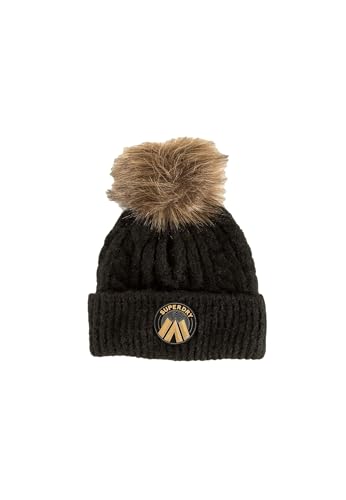 Bonnet cable luxe 02a black Superdry le confort chaleureux de l'hiver