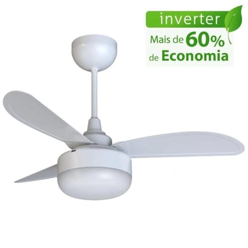 Ventisol Ventilador de teto Fenix branco inverter controle remoto bivolt, 14218