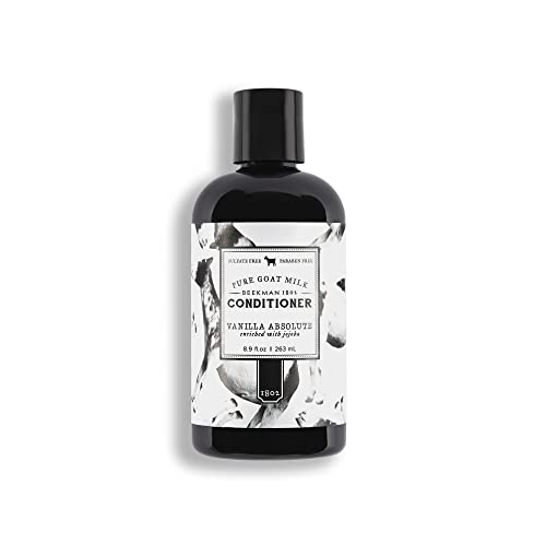 Beekman 1802 Goat Milk Conditioner, Vanilla Absolute - 8.9 Oz - Locks In Moisture & Long-Lasting Shine - Color Safe - Cruelty Free #TOP29