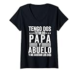 donna día del padre regalos en español originales para abuelos maglietta con collo a v