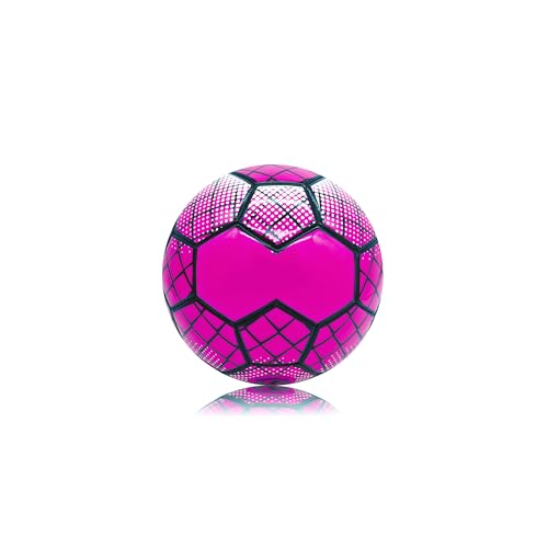 Recreational Football Ball - Lots of sizes and Colours - Great for Training, Park, Garden and Fun! Unbranded Footballs (Pink, 1 (Mini))