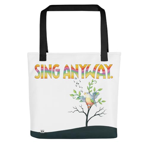 Mary Engelbreit Sing Anyway Tote Bag3