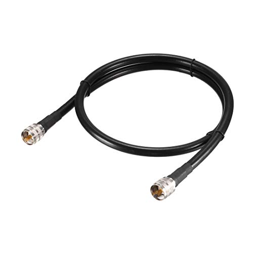 sourcing map - sourcing map UHF Mâle PL-259 à UHF Mâle PL-259 Faible Perte RG213 Coaxial Câble Raccordement 0.9M/3Pied