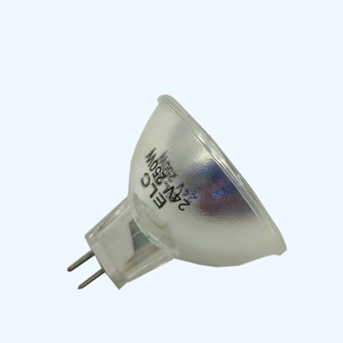 ZUODOOKU 24V 250W W G6.35 lámpara base bombilla proyector halógeno con recipiente