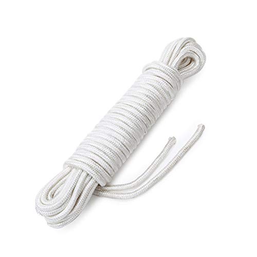 Preisvergleich Produktbild 7mm Fallschirmschnur Multifunktionale Kletterseil Regenschirm Seil für Wandern Camping Notüberlebensausrüstung - Weiß